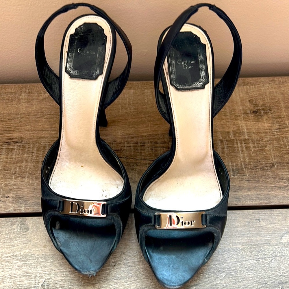 Black Dior shoes